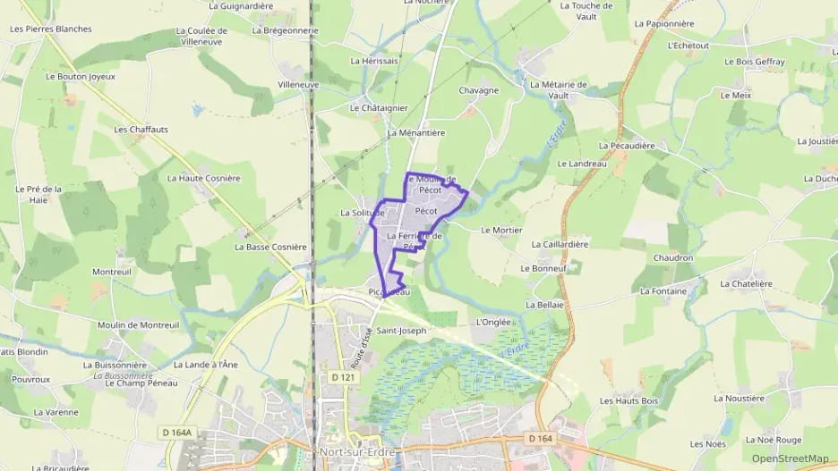 Maison 85 m² quatre pièces à vendre à Nort-sur-Erdre