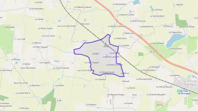 Maison 85 m² quatre pièces à vendre à Le Theil-de-Bretagne