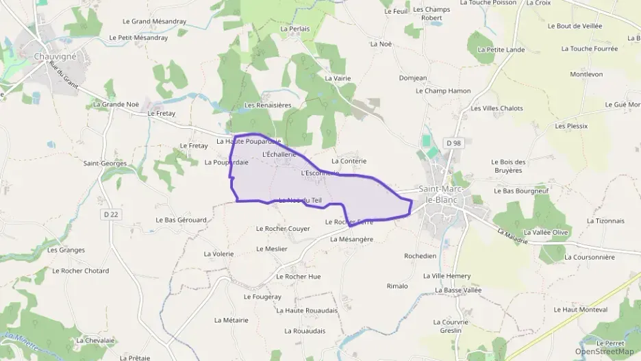 Maison 129 m² cinq pièces à vendre à Saint-Marc-le-Blanc Maison 129 m² cinq pièces à vendre à Saint-Marc-le-Blanc