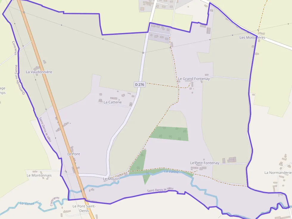 Maison 85 m² trois pièces à vendre à Saint-Denis-le-Vêtu