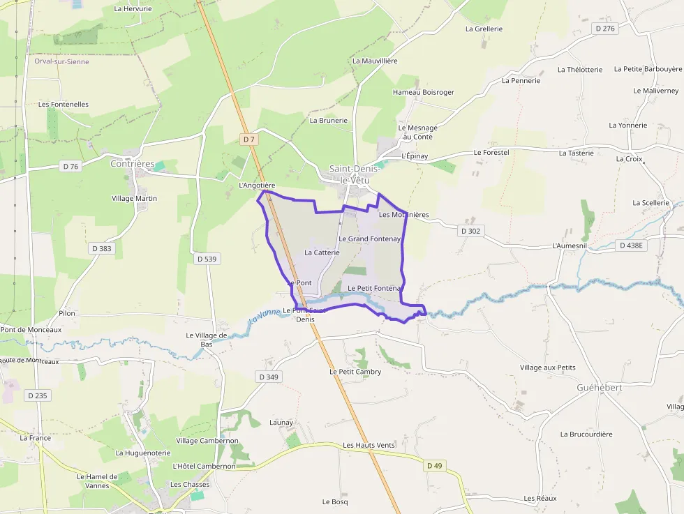 Maison 85 m² trois pièces à vendre à Saint-Denis-le-Vêtu