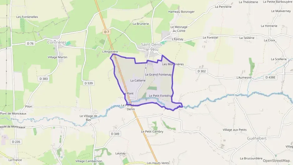 Maison 85 m² trois pièces à vendre à Saint-Denis-le-Vêtu