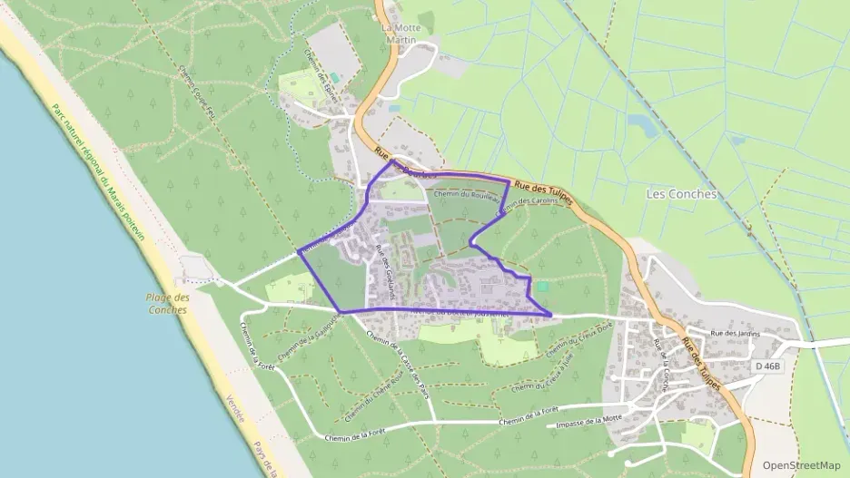 Maison 54 m² trois pièces à vendre à Longeville-sur-Mer