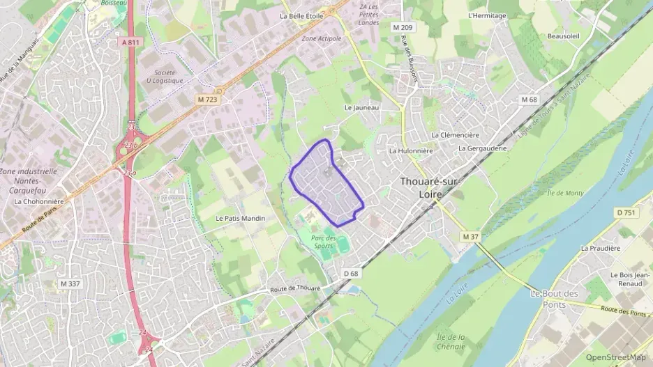 Maison 123 m² sept pièces à vendre à Thouaré-sur-Loire Maison 123 m² sept pièces à vendre à Thouaré-sur-Loire