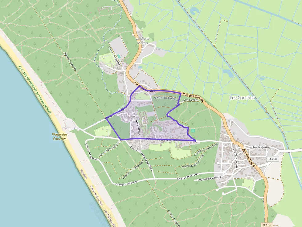 Maison 90 m² trois pièces à vendre à Longeville-sur-Mer