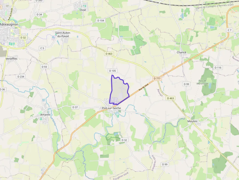 Maison 109 m² quatre pièces à vendre à Piré-Chancé