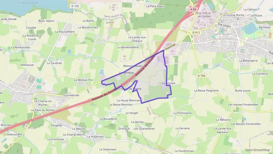 Maison 90 m² trois pièces à vendre à Saint-Aubin-du-Cormier