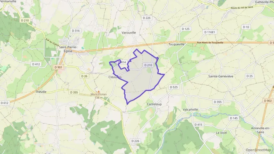 Maison 115 m² cinq pièces à vendre à Clitourps Maison 115 m² cinq pièces à vendre à Clitourps