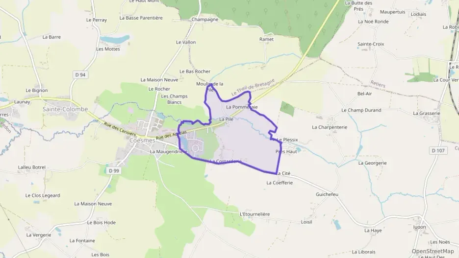 Maison 65 m² quatre pièces à vendre à Coësmes