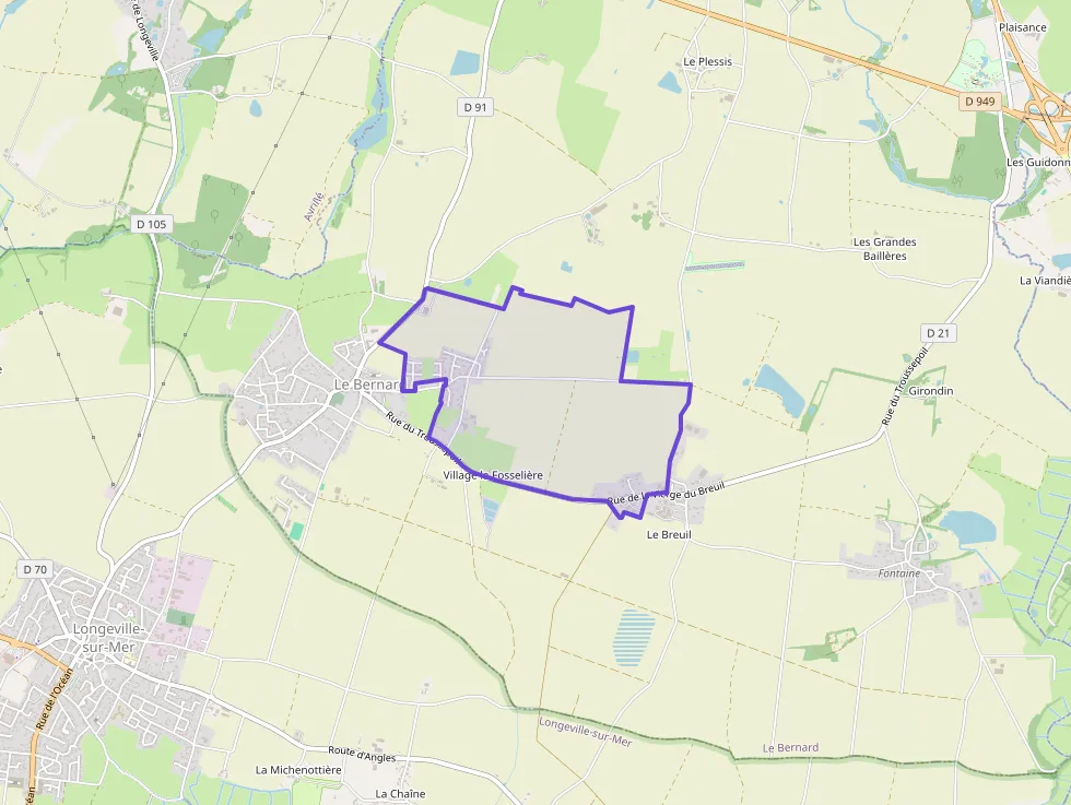 Maison 74 m² trois pièces à vendre à Le Bernard