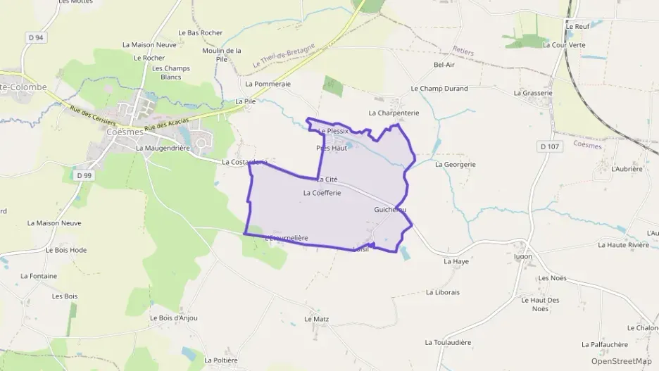 Maison 76 m² quatre pièces à vendre à Coësmes