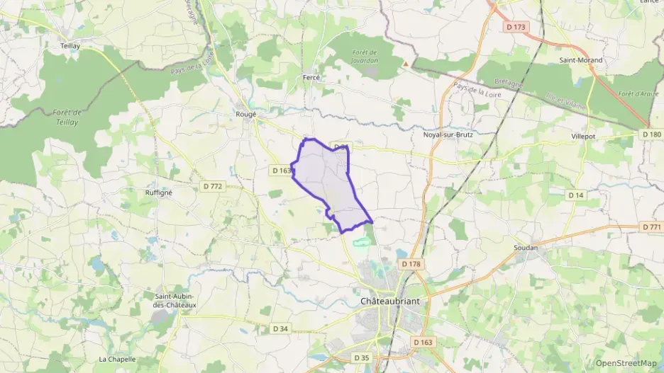 Maison 64 m² deux pieces à vendre à Rougé Maison 64 m² deux pieces à vendre à Rougé