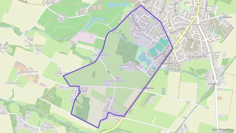 Maison 109 m² quatre pièces à vendre à Saint-Mars-du-Désert