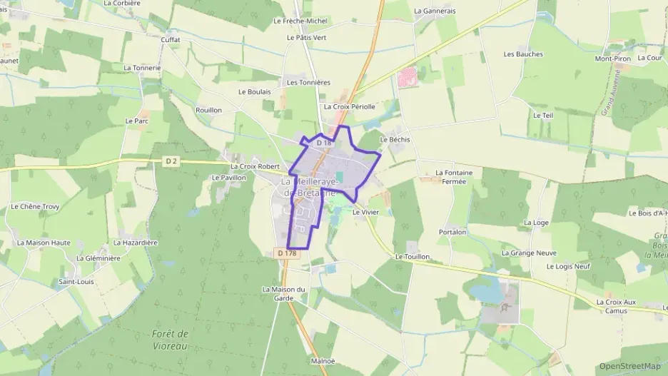 Maison 68 m² quatre pièces à vendre à La Meilleraye-de-Bretagne