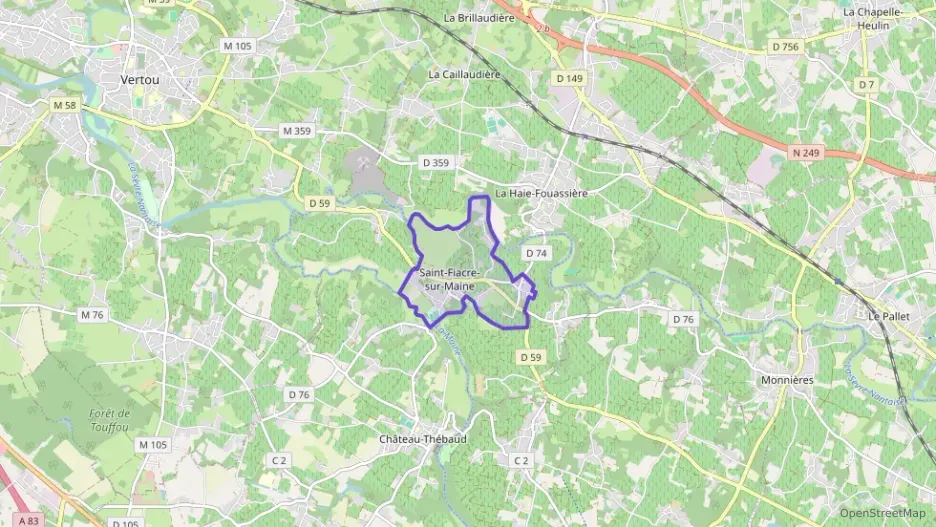 Maison 141 m² quatre pièces à vendre à Saint-Fiacre-sur-Maine