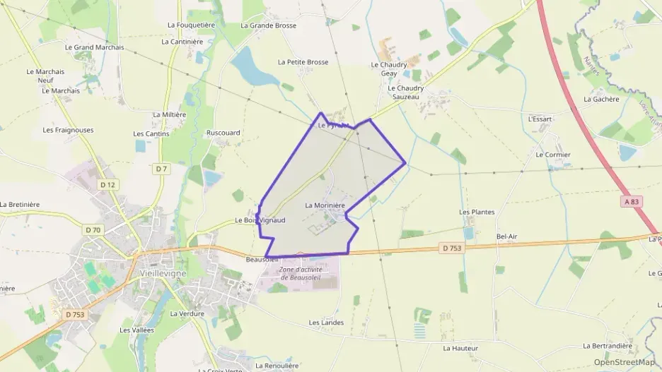 Maison 80 m² trois pièces à vendre à Vieillevigne