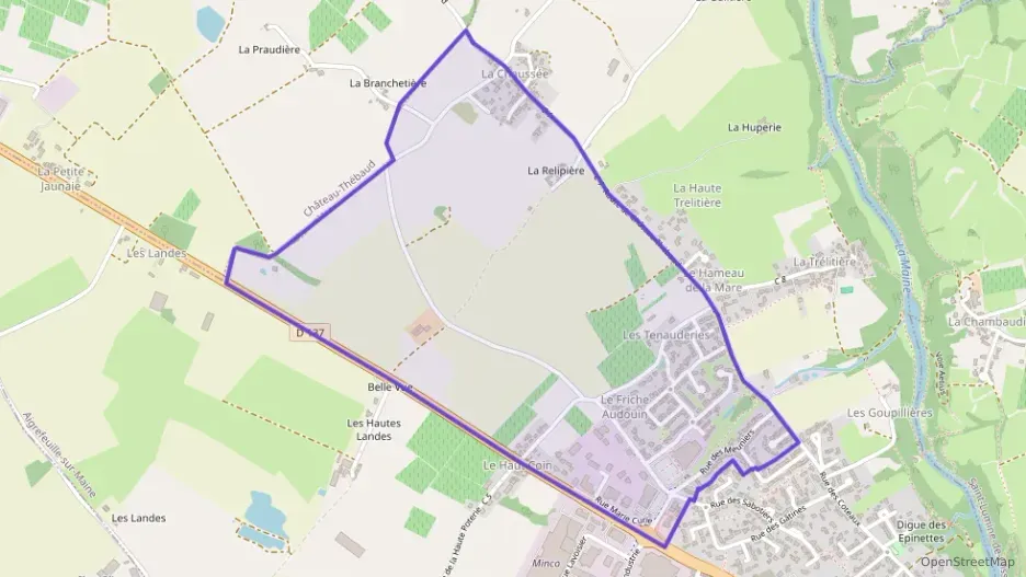 Maison 120 m² quatre pièces à vendre à Aigrefeuille-sur-Maine