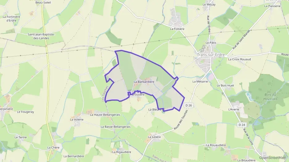 Maison 102 m² six pièces à vendre à Trans-sur-Erdre