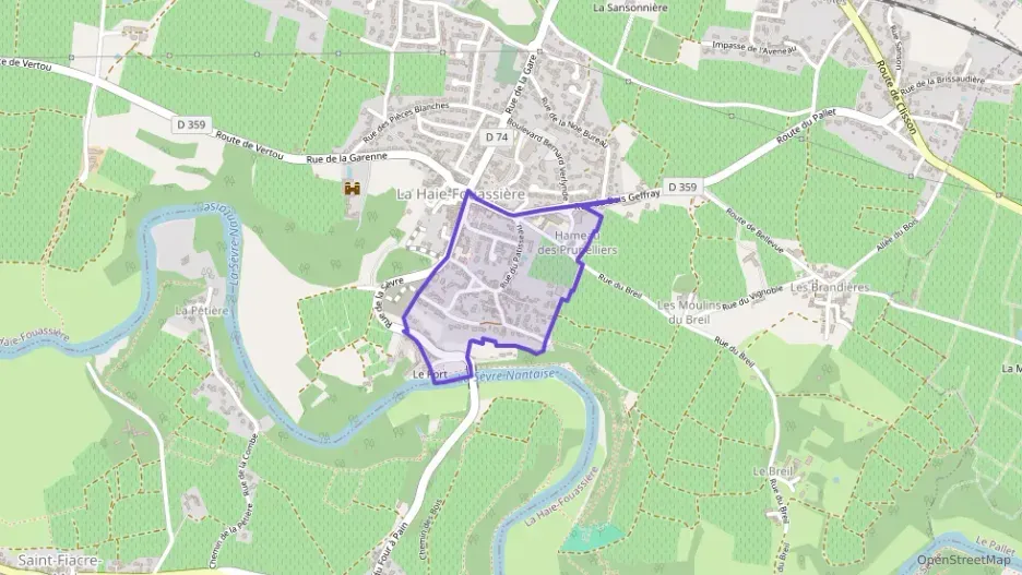 Maison 90 m² trois pièces à vendre à La Haie-Fouassière
