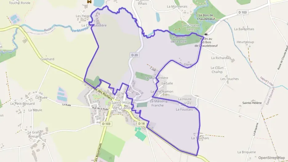 Maison 104 m² cinq pièces à vendre à Saint-Hilaire-des-Landes