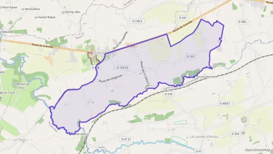 Maison 89 m² quatre pièces à vendre à Champrepus Maison 89 m² quatre pièces à vendre à Champrepus