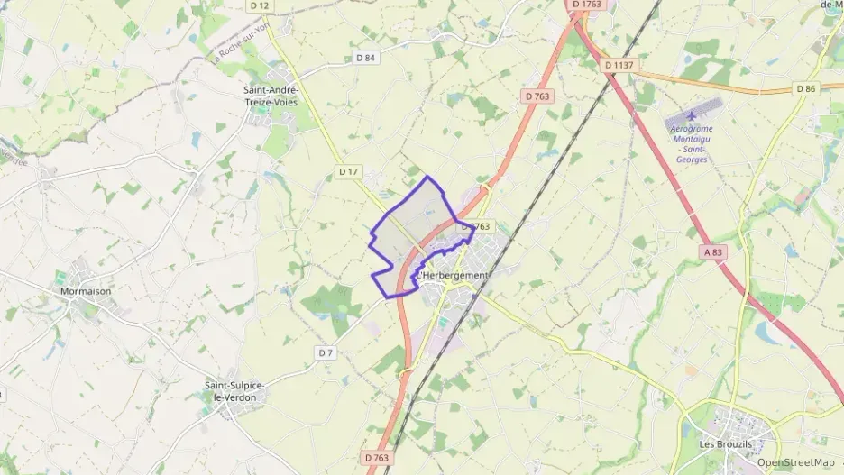 Maison 46 m² trois pièces à vendre à L`Herbergement