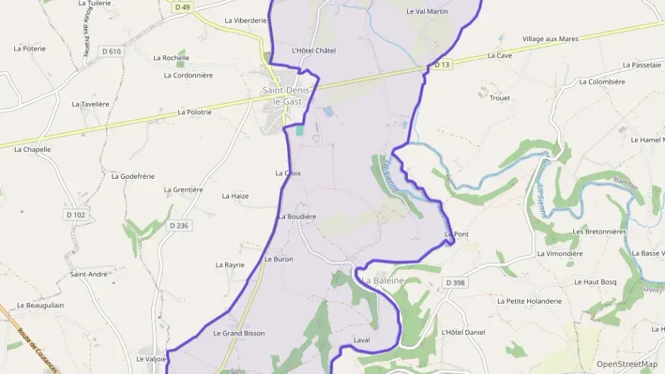 Maison 89 m² trois pièces à vendre à Saint-Denis-le-Gast