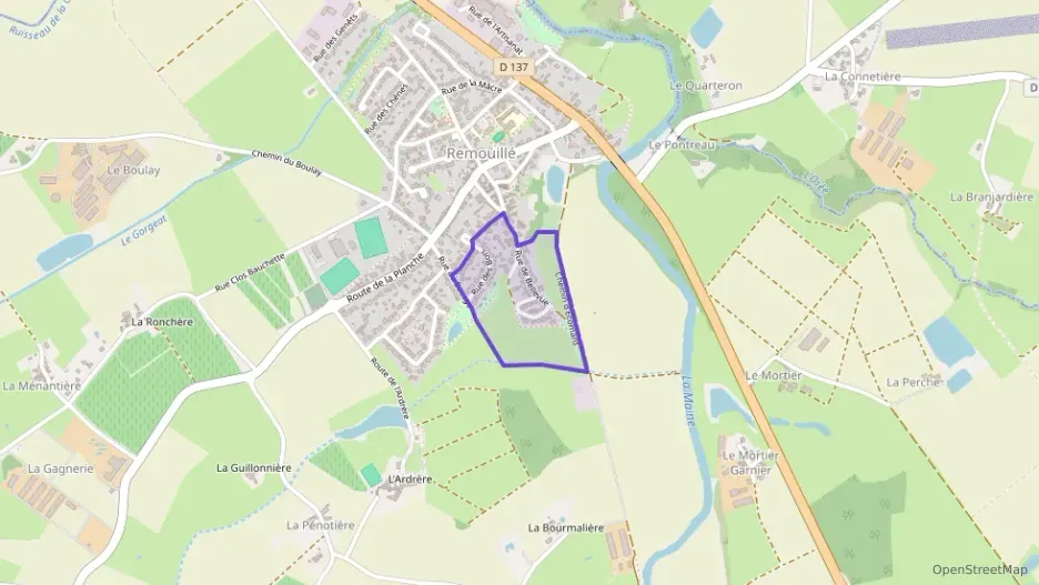 Maison 62 m² trois pièces à vendre à Remouillé Maison 62 m² trois pièces à vendre à Remouillé