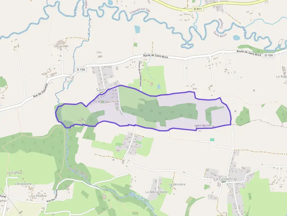 Maison 104 m² quatre pièces à vendre à Saint-Brice