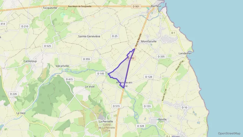 Maison 110 m² quatre pièces à vendre à Anneville-en-Saire Maison 110 m² quatre pièces à vendre à Anneville-en-Saire