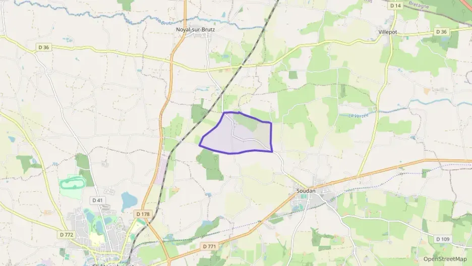 Maison 166 m² six pièces à vendre à Soudan Maison 166 m² six pièces à vendre à Soudan