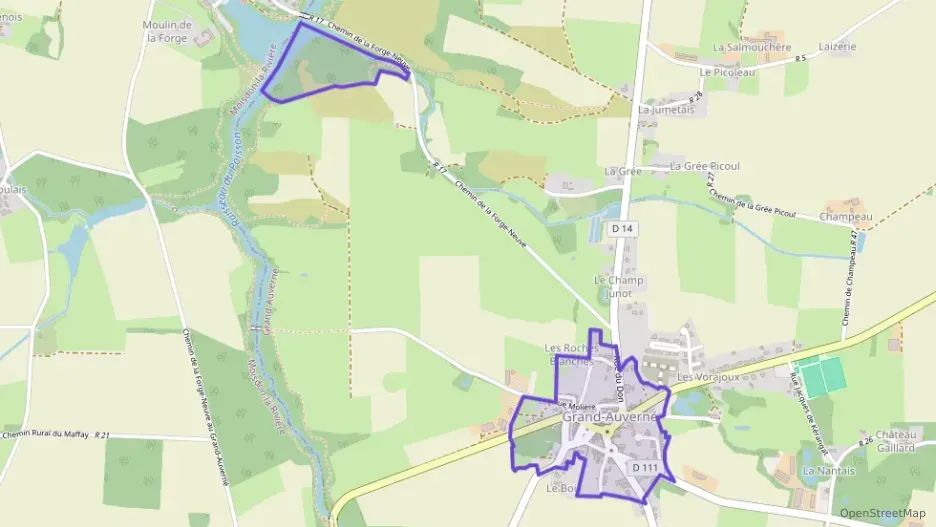 Maison 78 m² trois pièces à vendre à Grand-Auverné