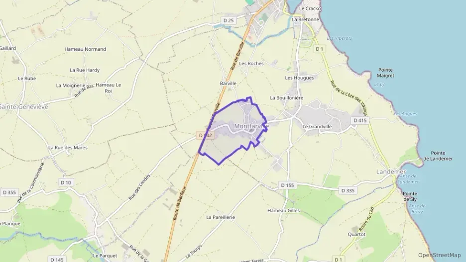 Maison 56 m² deux pieces à vendre à Montfarville