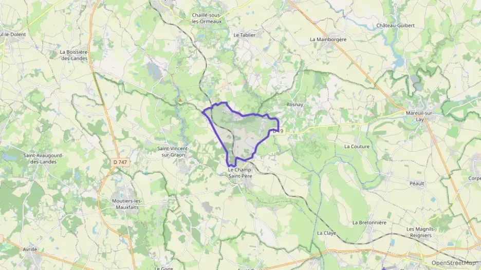 Maison 110 m² cinq pièces à vendre à Le Champ-Saint-Père