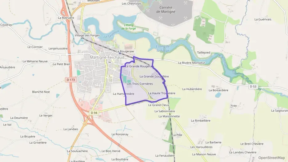 Maison 114 m² cinq pièces à vendre à Martigné-Ferchaud Maison 114 m² cinq pièces à vendre à Martigné-Ferchaud