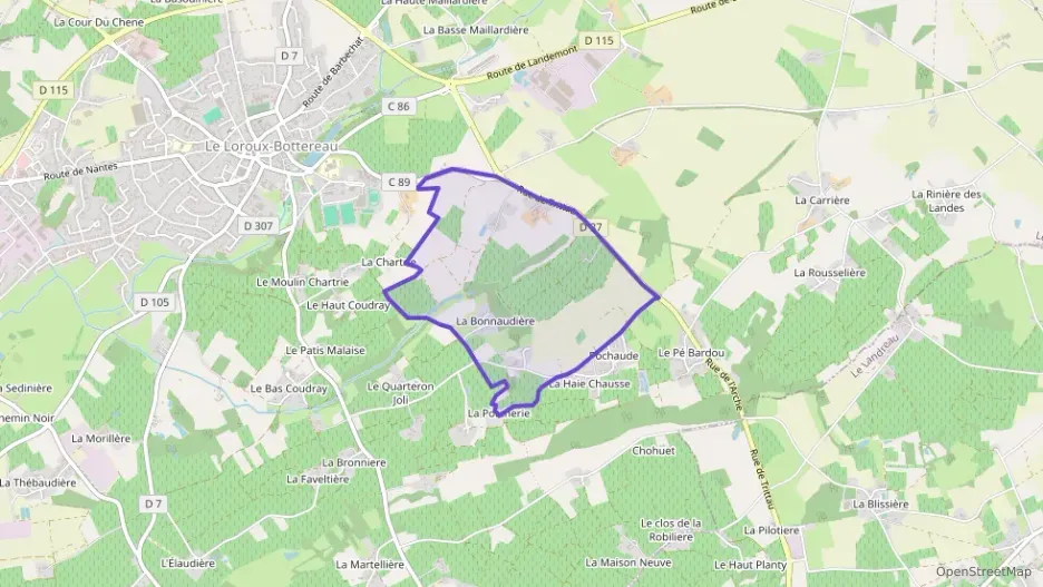 Maison 80 m² trois pièces à vendre à Le Loroux-Bottereau