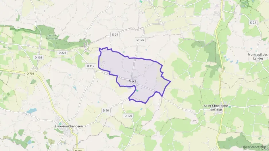 Maison 70 m² cinq pièces à vendre à Mecé