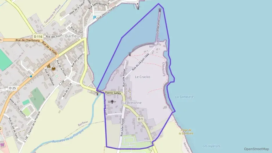 Maison 70 m² trois pièces à vendre à Barfleur