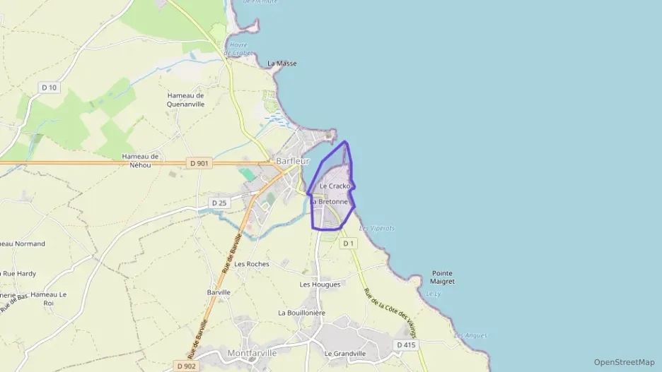 Maison 70 m² trois pièces à vendre à Barfleur