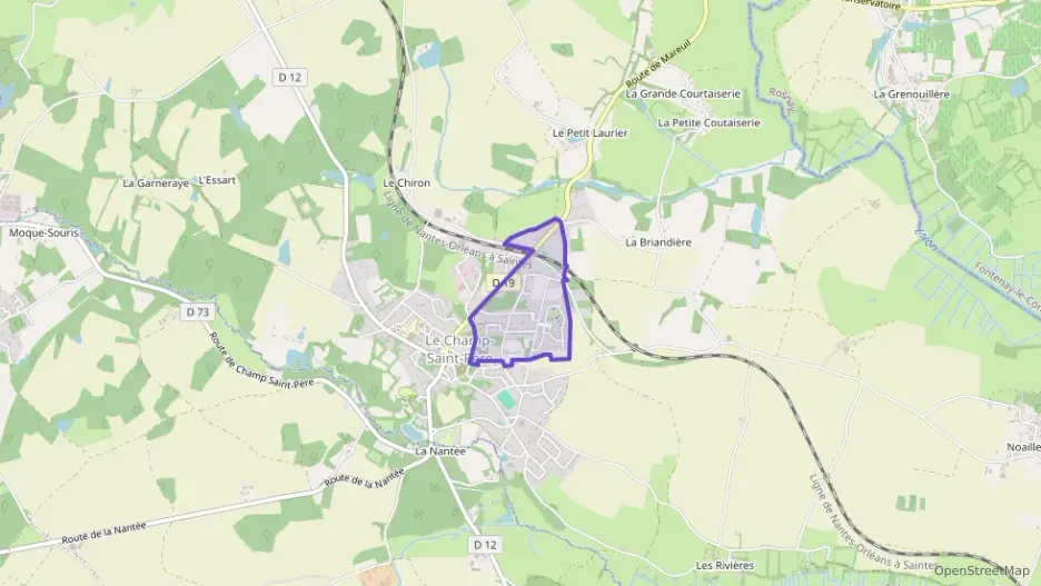 Maison 90 m² quatre pièces à vendre à Le Champ-Saint-Père