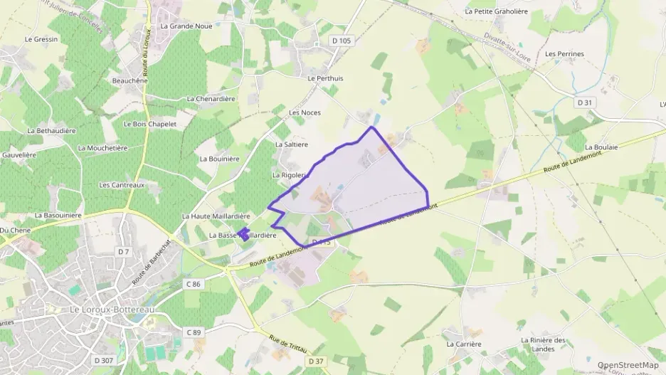 Maison 85 m² trois pièces à vendre à Le Loroux-Bottereau