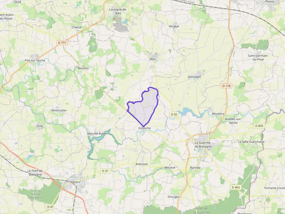 Maison 100 m² 6 pièces à vendre à Visseiche