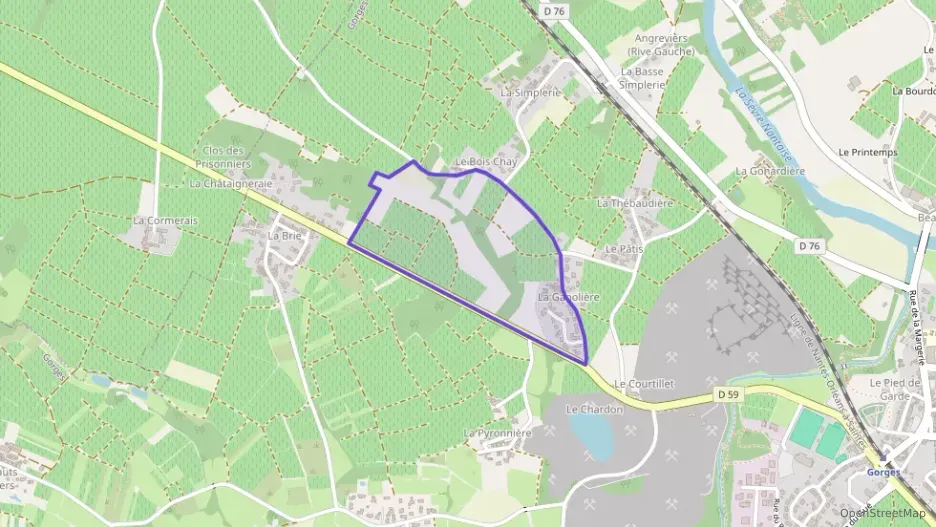 Maison 66 m² trois pièces à vendre à Gorges Maison 66 m² trois pièces à vendre à Gorges