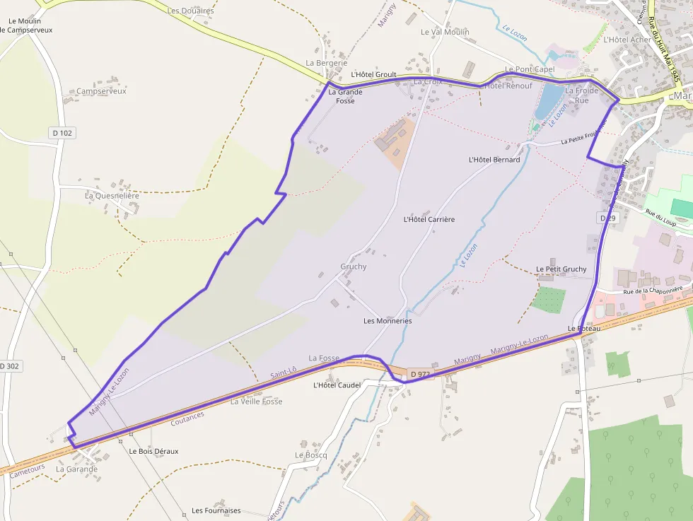 Maison 140 m² quatre pièces à vendre à Marigny-Le-Lozon