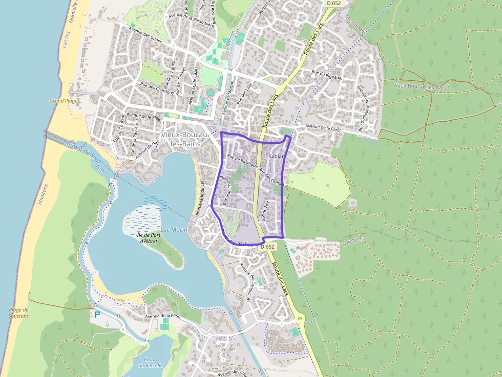 Maison 75 m² quatre pièces à vendre à Vieux-Boucau-les-Bains