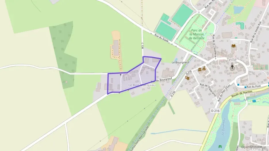 Maison 76 m² quatre pièces à vendre à Teillé
