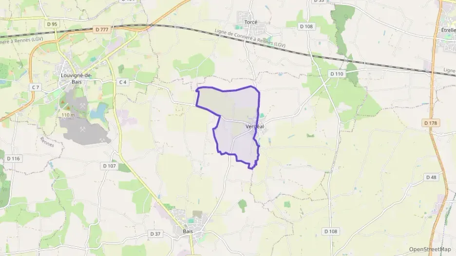 Maison 110 m² six pièces à vendre à Vergéal