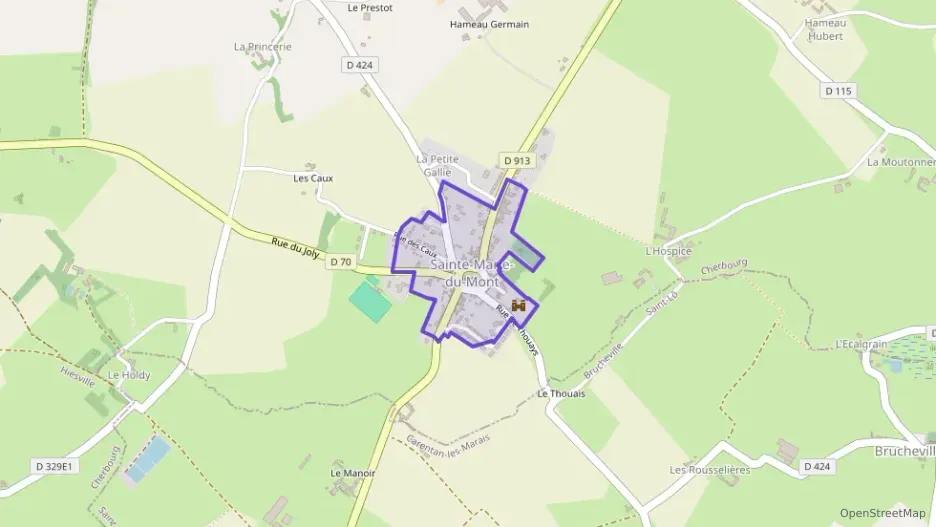 Maison 79 m² trois pièces à vendre à Sainte-Marie-du-Mont Maison 79 m² trois pièces à vendre à Sainte-Marie-du-Mont