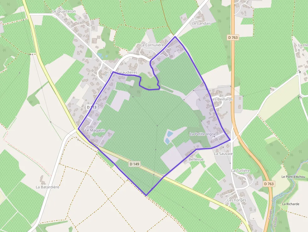 Maison 85 m² trois pièces à vendre à Gorges