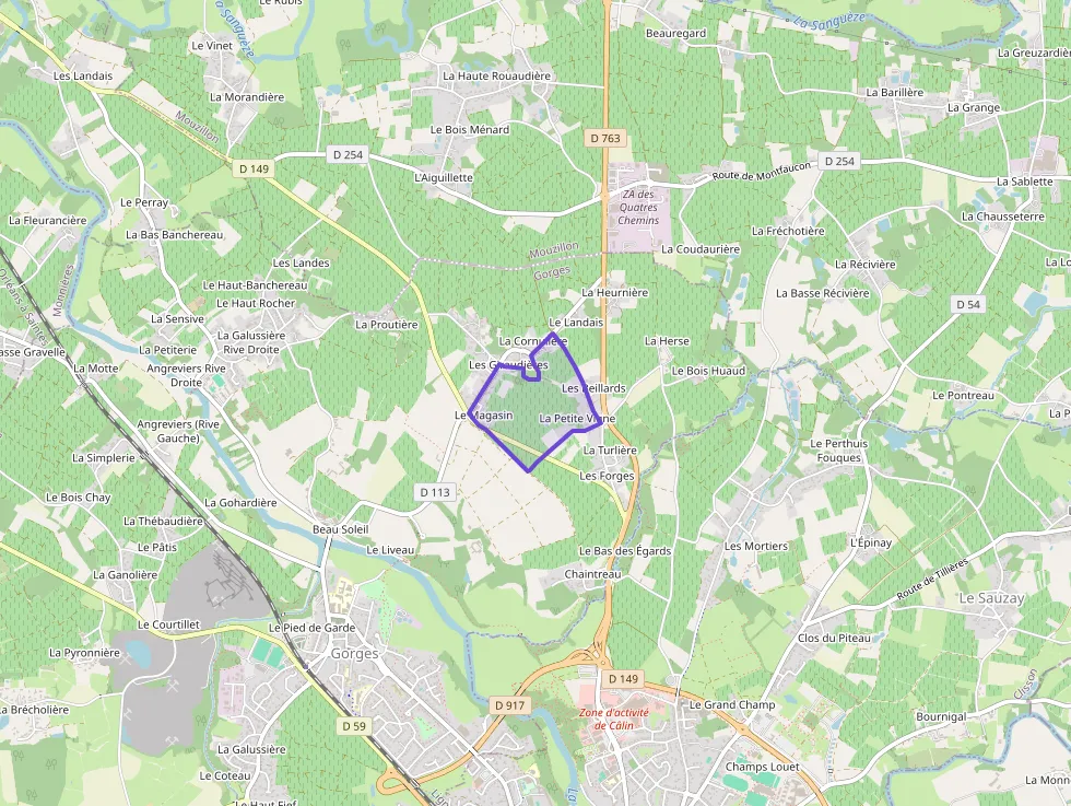 Maison 85 m² trois pièces à vendre à Gorges